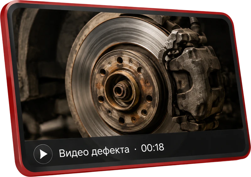 Видео дефекта — 18 секунд